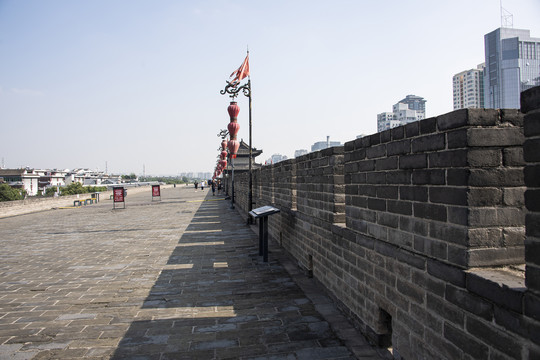 中国陕西西安长乐门明城墙
