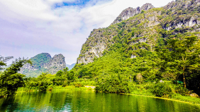 广西阳朔遇龙河景区