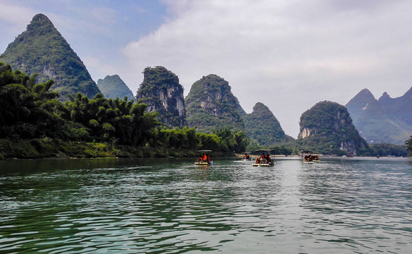 广西阳朔遇龙河景区