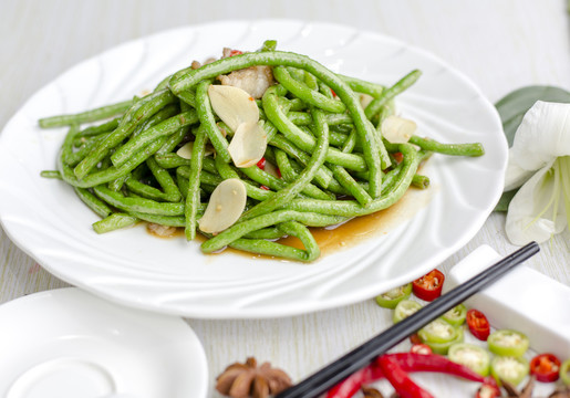清炒豆角