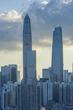 深圳平安金融中心和大百汇广场