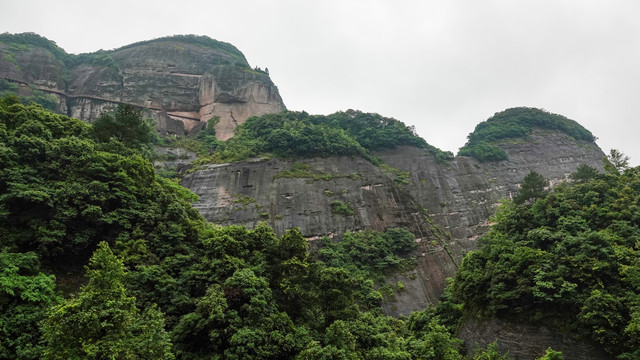 航拍崀山风光