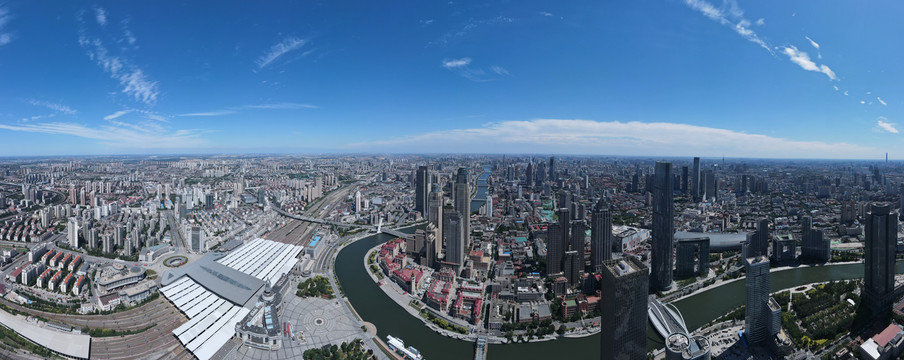 海河广场全景图