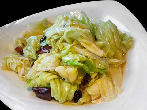 炝炒圆白菜