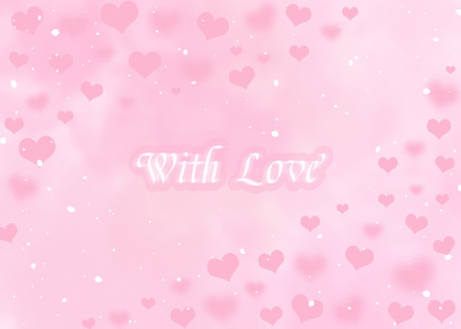粉色浪漫爱心情人节背景底纹