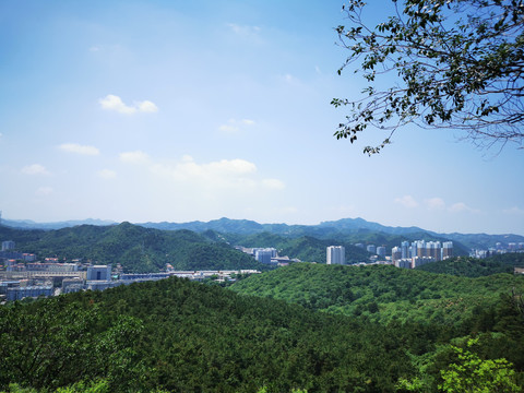 山景城市风光