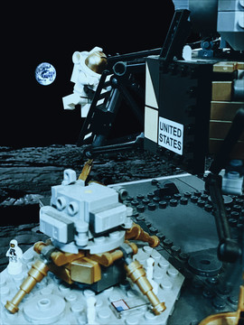 太空航天员月球基地