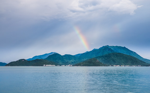 南澳大鹏半岛七娘山海景彩虹