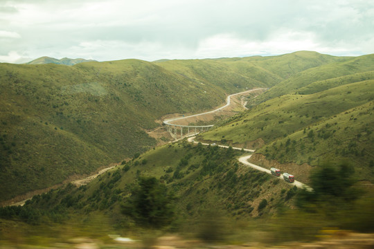 川藏线公路风景