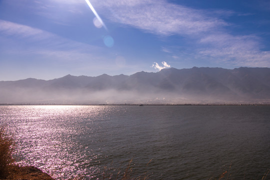 云南大理苍山洱海美景