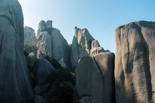 宁德太姥山奇特石头风景