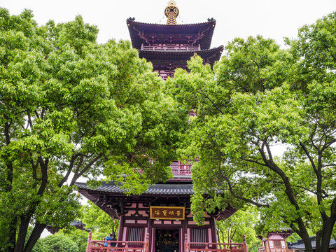 苏州寒山寺普明宝塔