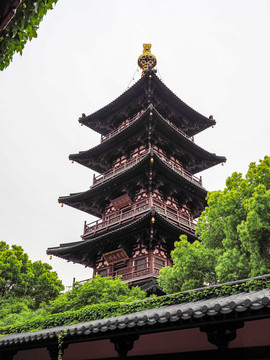 苏州寒山寺普明宝塔