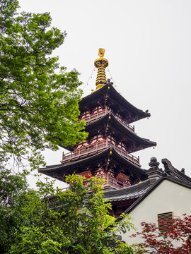 苏州寒山寺普明宝塔