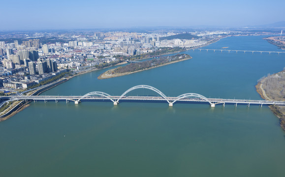 江西省吉安市地标建筑吉安大桥
