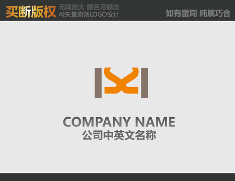 M装饰公司logo