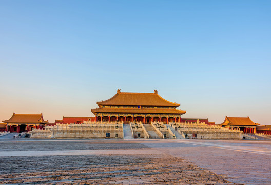 中国首都北京故宫太和殿