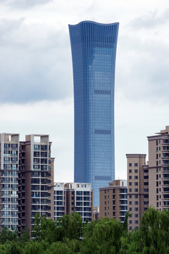 远眺中国尊