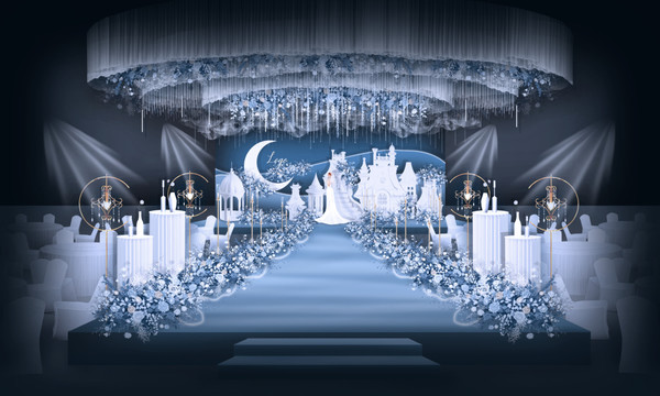 星月神话蓝色公主梦幻城堡婚礼