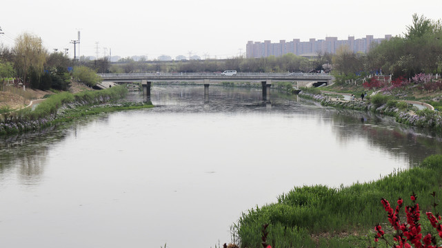 北京城市风光北京凉水河