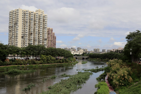 北京城市风光北京凉水河