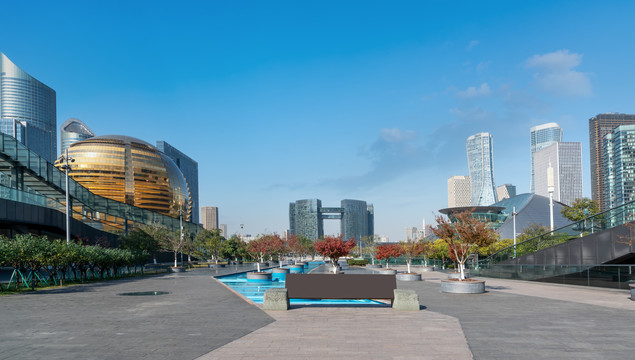 杭州金融中心街景