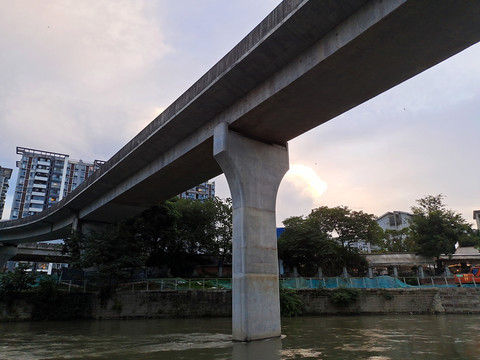 桥梁河流风景