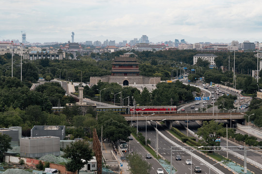 北京中轴线永定门桥