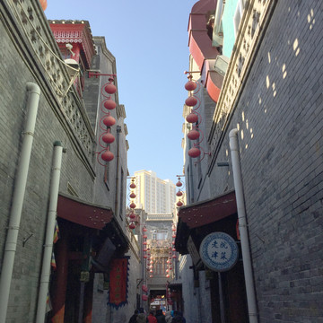 老北京古街道商铺