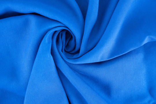 蓝色的针织棉布料背景