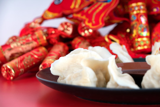 中国传统节日的饺子