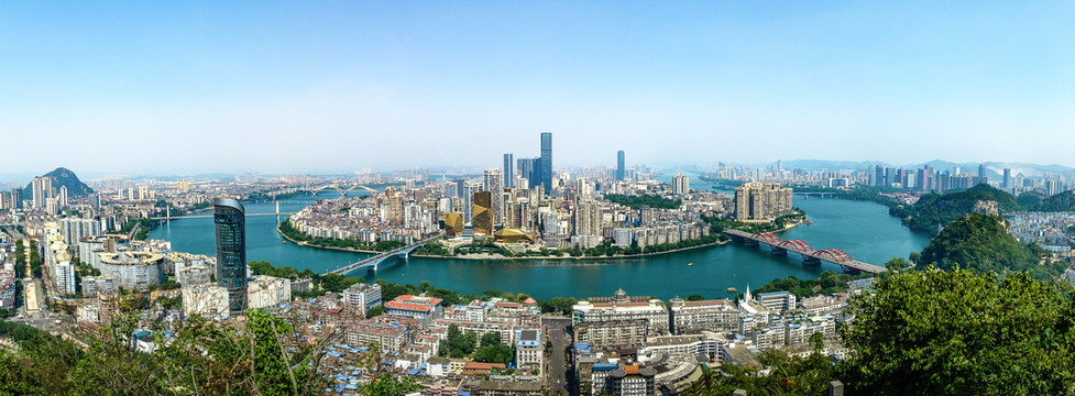 广西柳州市高清全景图
