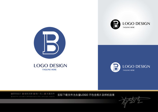 bb字母logo