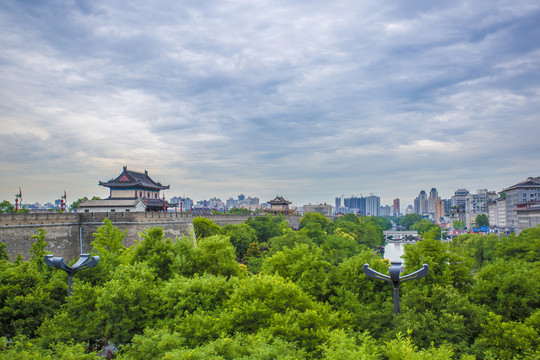 西安街景永宁门