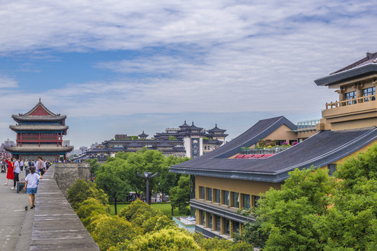 西安街景永宁门