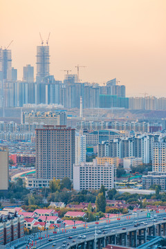 新疆乌鲁木齐市城市风光
