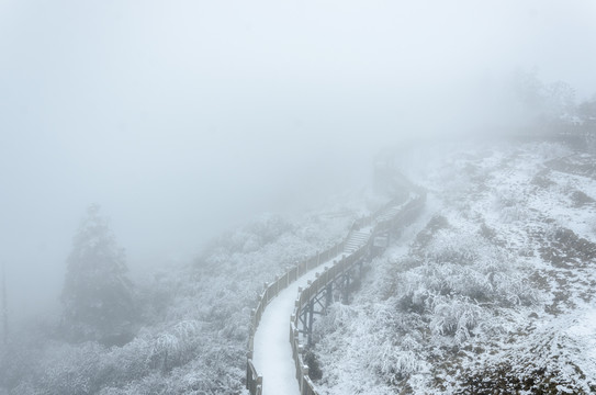 成都西岭雪山