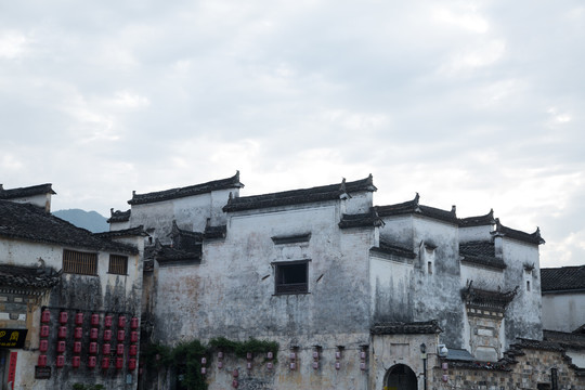 皖南宏村风景区的汪氏宗祠