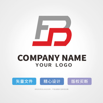 fb字母logo