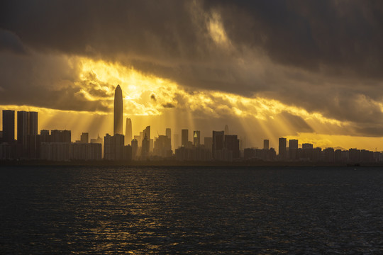 深圳湾日出