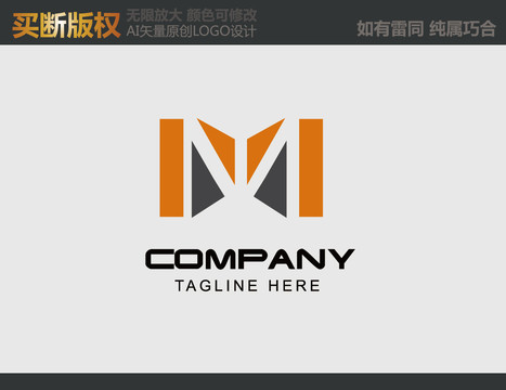 M字母LOGO