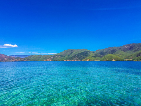 泸沽湖风光壁纸