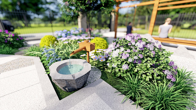 日式庭院水琴窟景观设计方案
