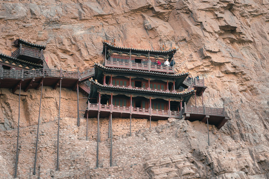 中国山西恒山悬空寺