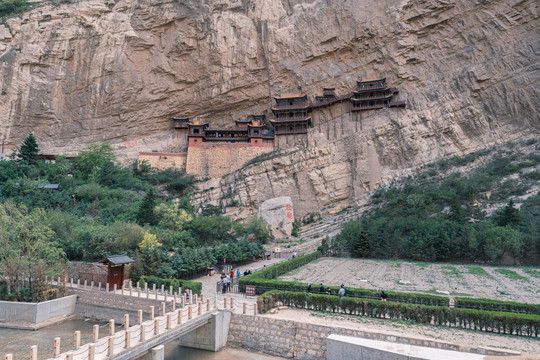 中国山西恒山悬空寺