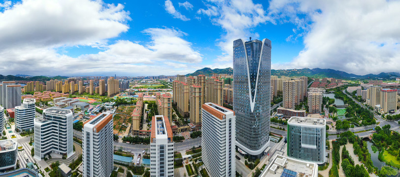 青岛李沧区风光全景