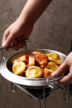 肉勾鸡沾糕