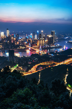 城市风光夜景