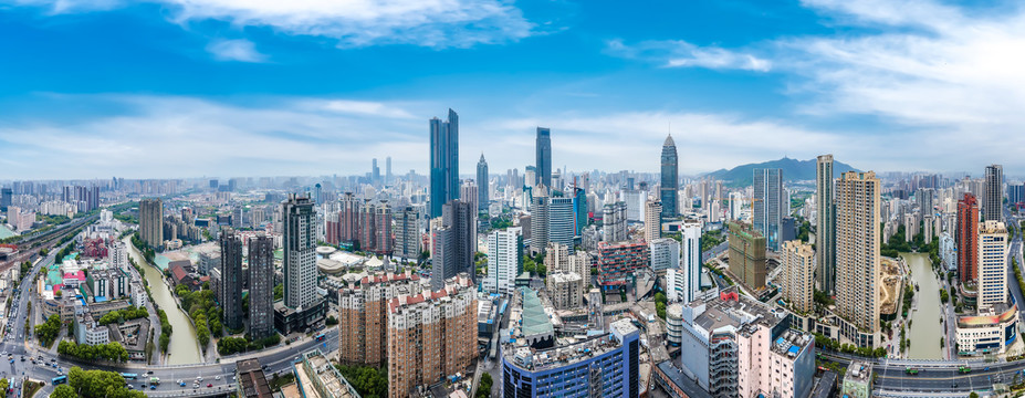 航怕江苏无锡城市建筑全景