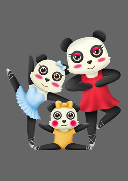 熊猫三姐妹舞蹈